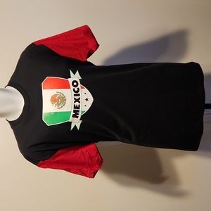 Mexico eagle snake art black xl tshirt